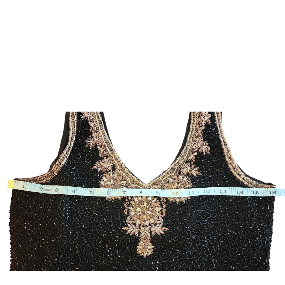 Stenay Top, Size 12, Black beaded and sequened - Picture 8 of 14